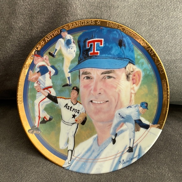 NWT. Vintage Nolan Ryan The strikeout Express collectors plate. - Picture 2 of 6